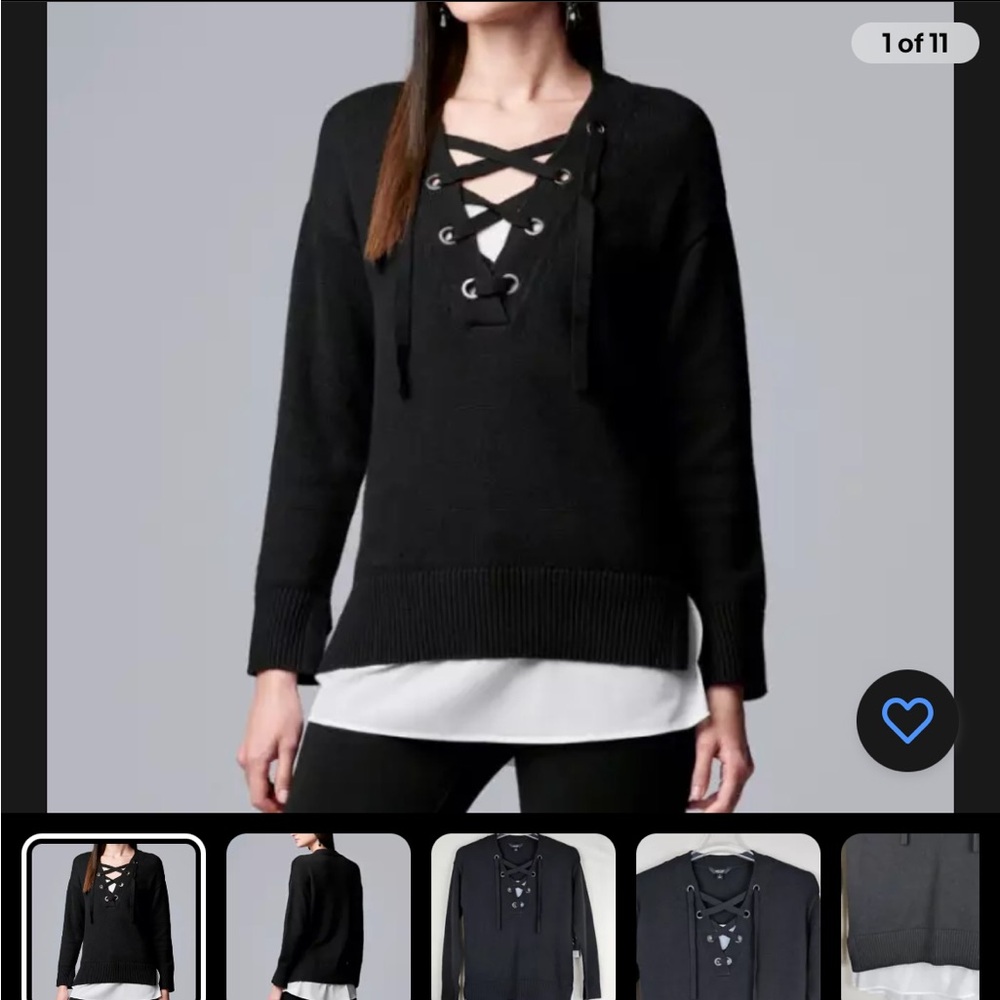 Simply Vera Vera Wang sweater XS
